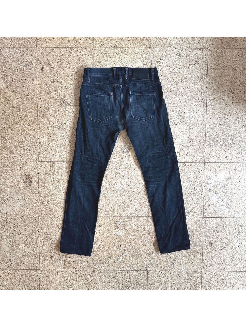 3sixteen ST-220X Dbl Black Selvedge Denim Jeans 31x31 Kuroki 14.5oz US Thrashed - Picture 2 of 11